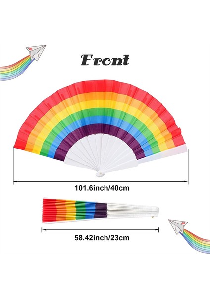 Rainbow Fan Pride Katlanabilir El Tipi Fanlar Gay Pride Aksesuarları (Yurt Dışından) fiyatları