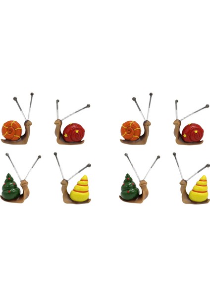 Mini Salyangoz Heykeli Bonsai Dekorasyonu, Ev Dekorasyonu Reçine El Sanatları (Yurt Dışından)