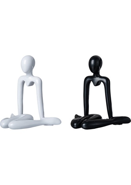 Iskandinav Soyut Heykel Soyut Figür Heykel Küçük Süslemeler A (Yurt Dışından)