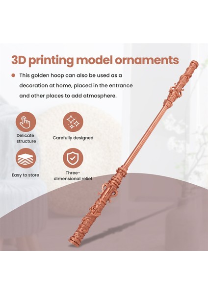 Sun 3D Baskı Jingu Bang El Sanatları Süsleri, (Yurt Dışından) indirimleri