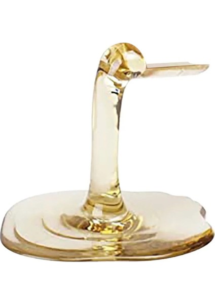 Akrilik Dökülen Tutucu Masaüstü Raf Süsü Sarı (Yurt Dışından)