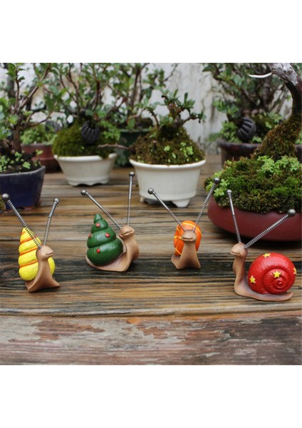 Mini Salyangoz Heykeli Bonsai Dekorasyonu, Ev Dekorasyonu Reçine El Sanatları (Yurt Dışından) fırsatları