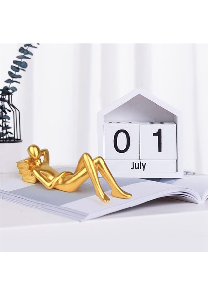 Dekor Okuma Heykeli Ev, Ofis Yatak Odası Için Raf Dekor Aksanları (Yurt Dışından) fırsatları