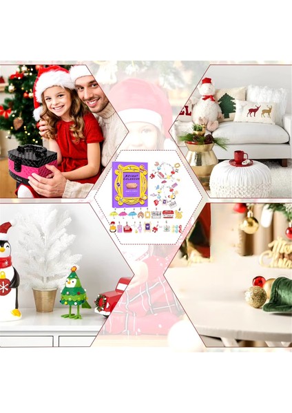 Advents Takvimi Kendin Yap Noel Bileziği Noel Geri Sayım Takvimi (Yurt Dışından)