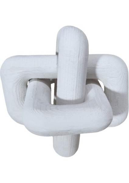 Boho Tarzı Ahşap Zincir Bağlantı Top Süsü El Oyması 3 Bağlantı Zinciri C (Yurt Dışından)