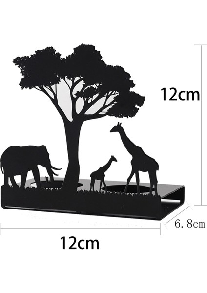 Metal Mumluk Ev Dekorasyonu Fil ve Geyik Süsü D (Yurt Dışından) fırsatları