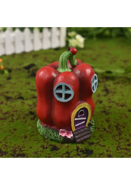 Bahçe LED Işık Sebze Işık Heykel Heykel Açık Hava Heykelciği, A (Yurt Dışından) modelleri