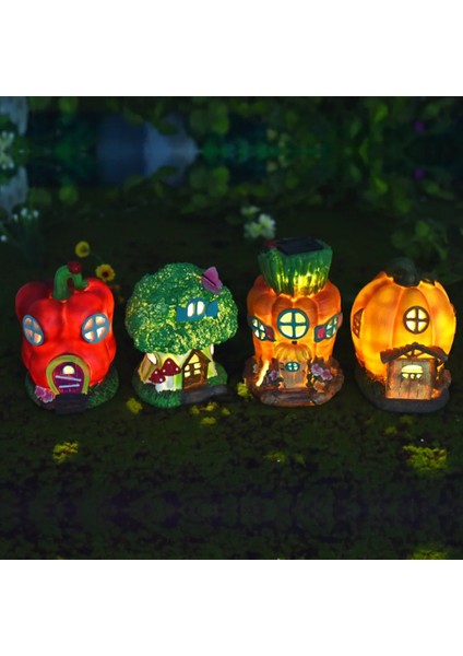 Bahçe LED Işık Sebze Işık Heykel Heykel Açık Hava Heykelciği, A (Yurt Dışından) fırsatları