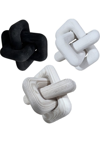 Boho Tarzı Ahşap Zincir Bağlantı Top Süsü El Oyması 3 Bağlantı Zinciri C (Yurt Dışından) fırsatları