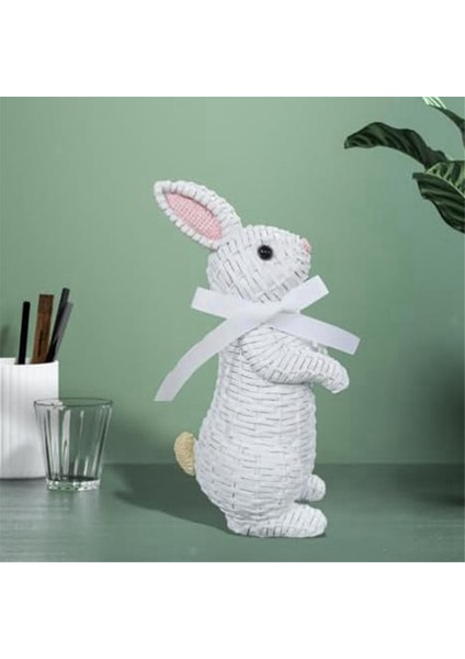 Simülasyon Tavşan Figürü Paskalya Masa Üstü Dekor El Sanatları Süsü (Yurt Dışından) fiyatları
