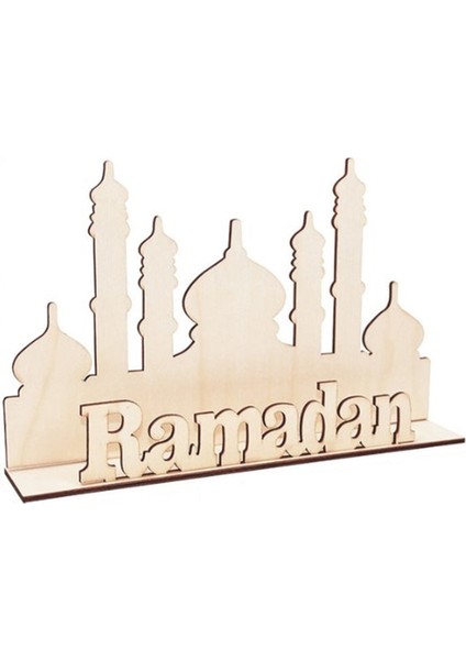 Ramazan Ahşap Süslemeler Eid Mubarak Masa Dekorasyonu Festival Deko E (Yurt Dışından)