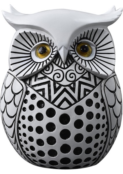 Beyaz Baykuş Süsü, Reçine Heykel Hayvan El Sanatları (Yurt Dışından)