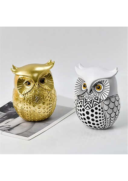 Beyaz Baykuş Süsü, Reçine Heykel Hayvan El Sanatları (Yurt Dışından) fırsatları