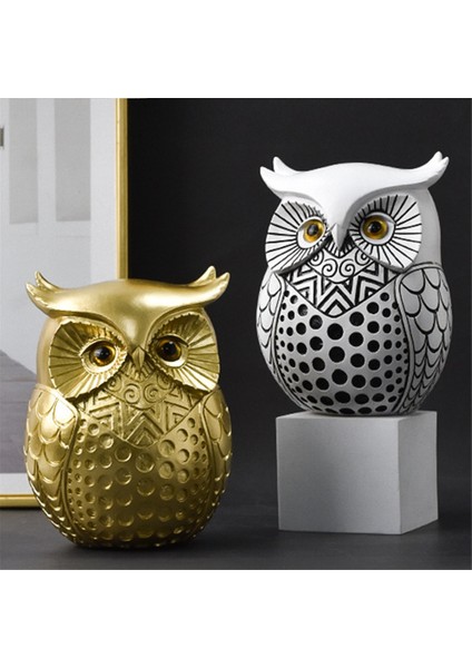 Beyaz Baykuş Süsü, Reçine Heykel Hayvan El Sanatları (Yurt Dışından) indirimleri