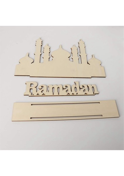 Ramazan Ahşap Süslemeler Eid Mubarak Masa Dekorasyonu Festival Deko E (Yurt Dışından) fırsatları