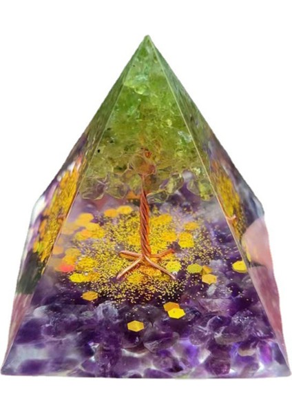 Kristaller Orgon Piramit Enerji Jeneratörü Reiki Çakra S2 (Yurt Dışından)