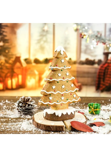 Ev & Çalışma Odası Masaüstü Dekoru Zencefilli Noel Ağacı Süsleri (Yurt Dışından) fırsatları