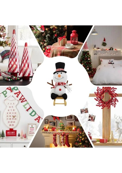 Kardan Adam Oyuncak Karikatür Minyatür Kızaktaki Kardan Adam Bebek Yumuşak Noel Oyuncağı (Yurt Dışından) modelleri
