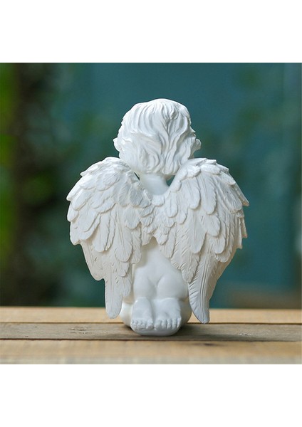 Diz Çökmüş Dua Eden Saf Beyaz Melek Kanatlı Reçine Bahçe Heykeli (Yurt Dışından) indirimleri