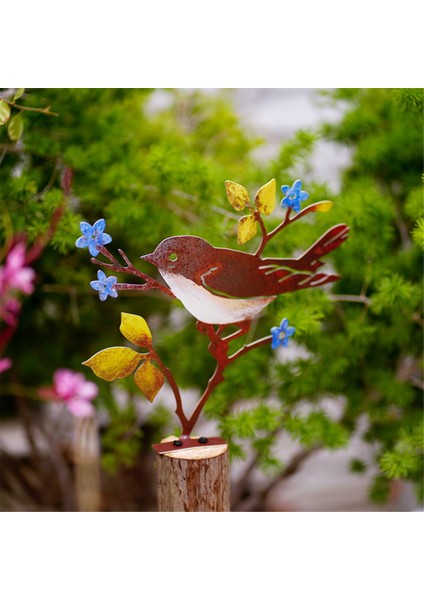 Bahçe Işaret Kazığı Kuş Dekoratif Bahçe Kazıkları, Çim Dekorasyonları, C (Yurt Dışından) fiyatları