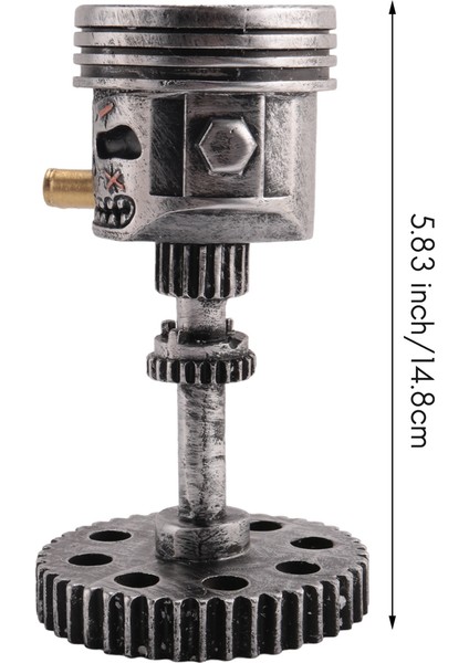 Piston Kafatası Yüzünü Oyma Gerçekçi Kafatası Heykeli (Yurt Dışından)