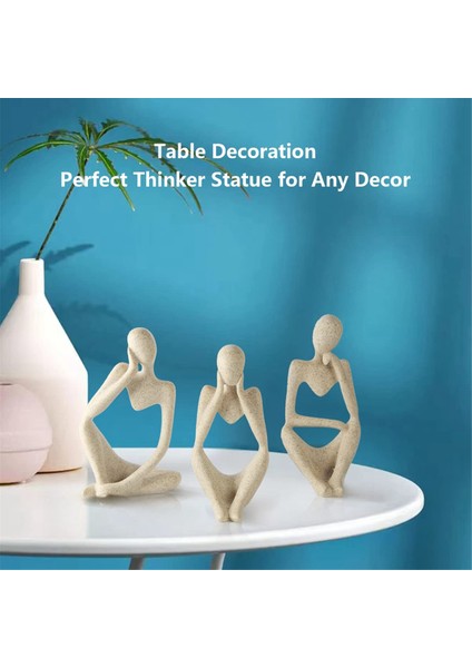 1 Adet Minimalist Deko Soyut Heykel Heykel Seti Ev Deko-B (Yurt Dışından)
