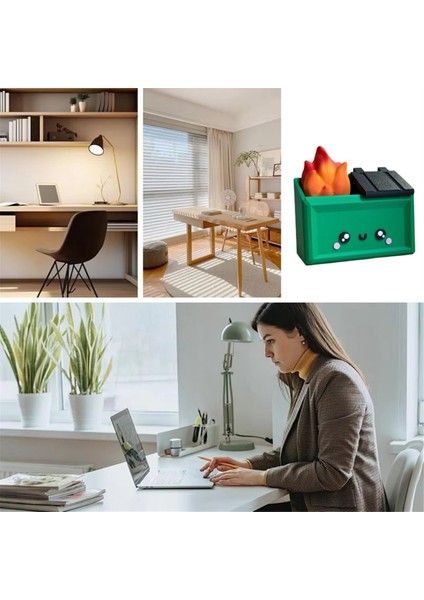 3D Baskılı Çöp Kovası Yangını Masaüstü Figürü Eğlenceli Aksesuar B (Yurt Dışından) indirimleri