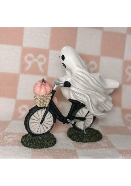 Cadılar Bayramı Süslemeleri Hayalet ve Pembe Balkabağı Bisiklet Süslemeleri (Yurt Dışından) modelleri