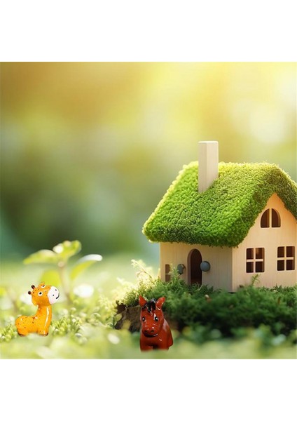 50 Adet Mini Orman Hayvanları Figürleri Reçine Küçük Hayvan Minyatürleri, D (Yurt Dışından)
