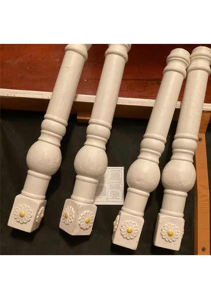 20 Adet Boyasız Yuvarlak Çiçek Desenli Ahşap Oyma Aplike Çerçeve 6cm (Yurt Dışından)