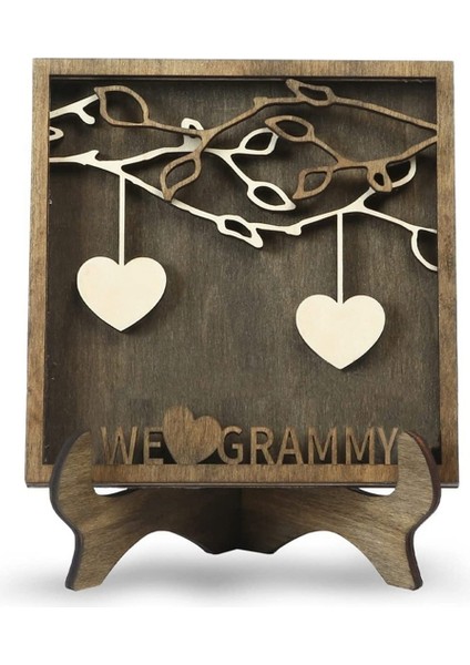 Anne Için Kişiselleştirilmiş Aile Işareti Özel Ahşap Ağaç Çerçevesi G (Yurt Dışından)