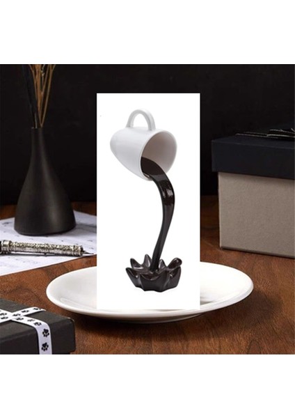 Dökülen Kahve Kupası Heykeli Sihirli Dökülen Sıçrama Benzersiz Ev Dekoru (Yurt Dışından) fırsatları