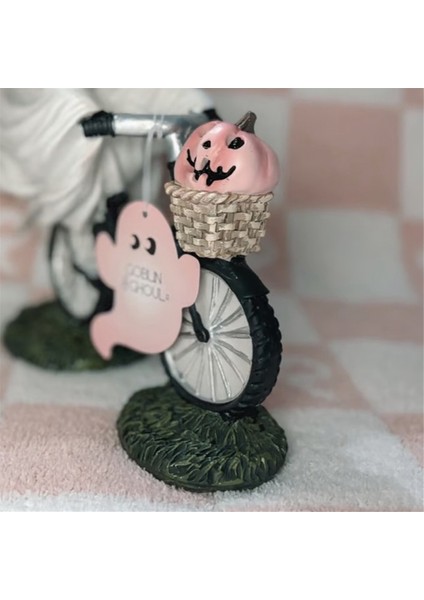Cadılar Bayramı Süslemeleri Hayalet ve Pembe Balkabağı Bisiklet Süslemeleri (Yurt Dışından) indirimleri