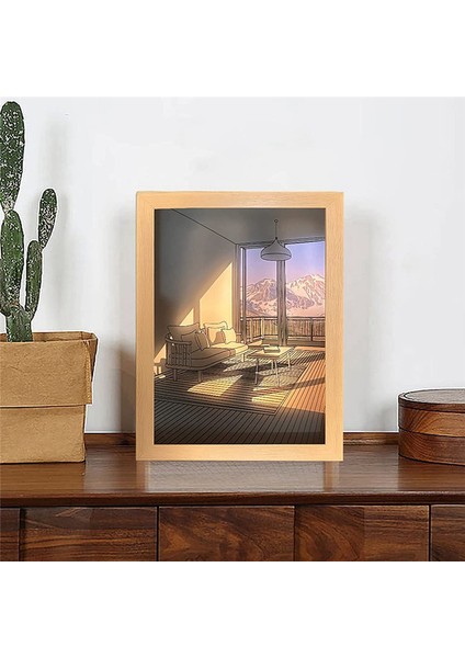 Işık Boyama LED Gece Lambası 32X23CM (Yurt Dışından)
