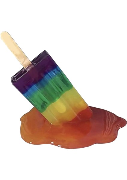 Eriyen Heykel Reçine Masaüstü Heykeli Sanat Çok Renkli (Yurt Dışından)