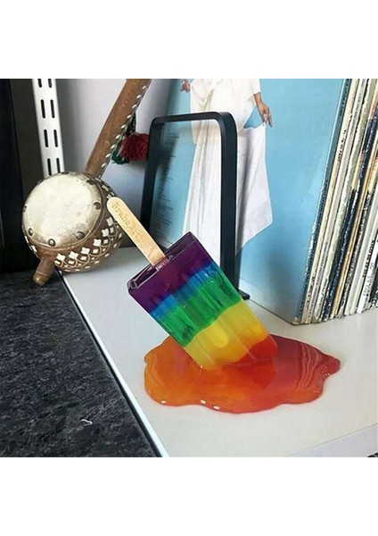 Eriyen Heykel Reçine Masaüstü Heykeli Sanat Çok Renkli (Yurt Dışından) fırsatları