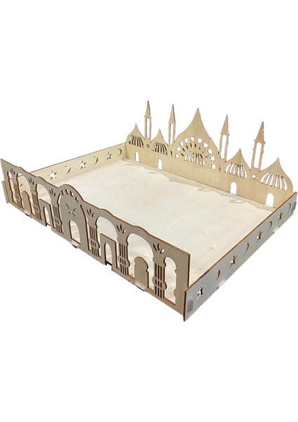 Ramazan Ahşap Süslemeler Eid Mubarak Masa Dekorasyonu Festival Deko D (Yurt Dışından)