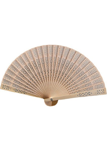 Moda Düğün El Kokulu Oyma Katlanır Yelpaze F (Yurt Dışından)