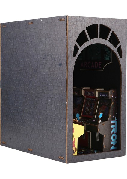 's Arcade Temalı Kitap Köşesi, 3D Ahşap Bulmaca Kitap Köşesi (Yurt Dışından)