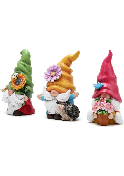 3'lü Bahar Cücesi Süslemeleri Seti Çiçek Cüceleri Süslemeleri Dekor (Yurt Dışından) fiyatları