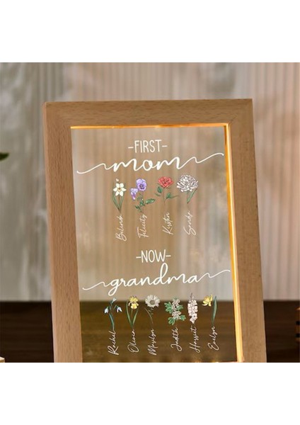 Gece Lambası, Çiçek, Isim, Anneler Günü Hediyesi, Resim Çerçevesi, B (Yurt Dışından) fiyatları