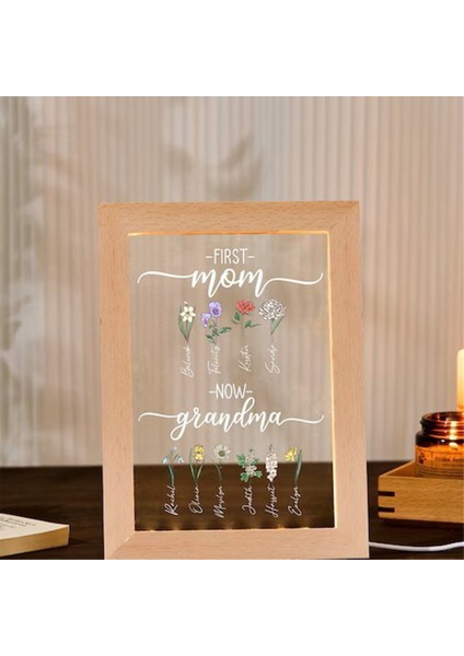 Gece Lambası, Çiçek, Isim, Anneler Günü Hediyesi, Resim Çerçevesi, B (Yurt Dışından) indirimleri