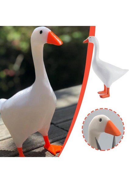 Manyetik Kaz Anahtarlık Sevimli Ev Dekoru Kawaii Oda Masası Masa Dekoru (Yurt Dışından)