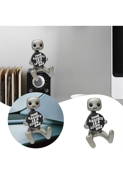 Kaygınız Yalancı Bir Fahişe Robotu Sevimli Minik Figür Ruh Sağlığı (Yurt Dışından)