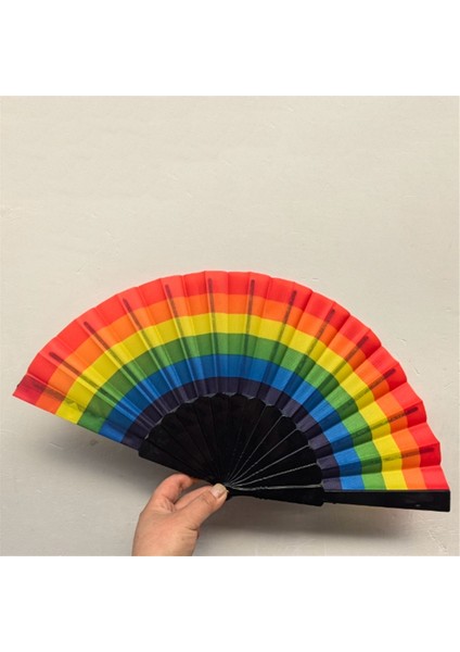 Gökkuşağı Katlanır Yelpaze Gökkuşağı Düğün Yelpazesi Gökkuşağı Deseni (Yurt Dışından) indirimleri