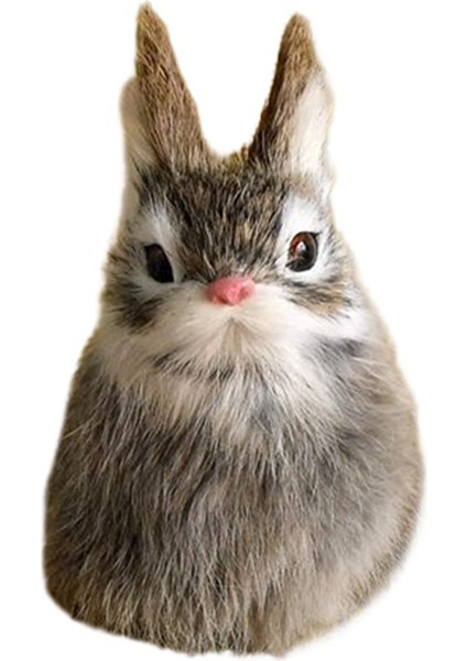 Sevimli Taklit Tavşan Pencere Dekorasyonu Yapay Heykel D (Yurt Dışından)