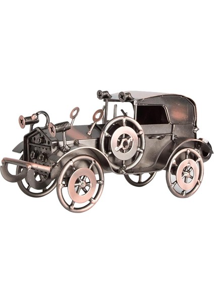 Masaüstü Ev Dekorasyonu Metal Modeller Antika Araç Modeli Retro Araba Modeli (Yurt Dışından)