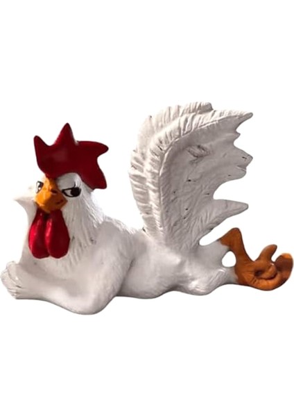 Tavuk Horoz Dekor Heykeli, Küçük Reçine Horoz Heykelcik Heykel (Yurt Dışından)