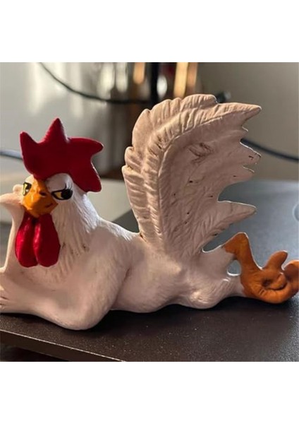 Tavuk Horoz Dekor Heykeli, Küçük Reçine Horoz Heykelcik Heykel (Yurt Dışından) fiyatları