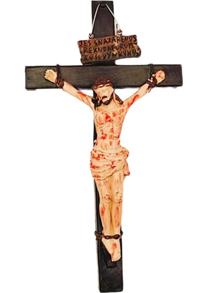 Isa Haç Heykeli Duvar Askılı Mesih Katolik Ev Dekoru (Yurt Dışından)